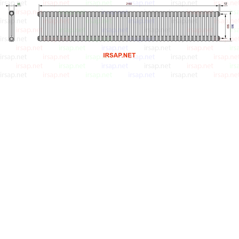 Радиатор IRSAP Tesi 20565/48 T30 CL 01
